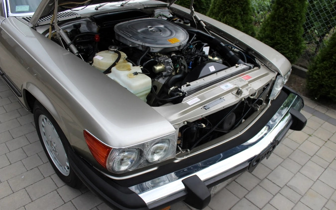 Mercedes-Benz SL cena 99000 przebieg: 135893, rok produkcji 1986 z Poznań małe 781